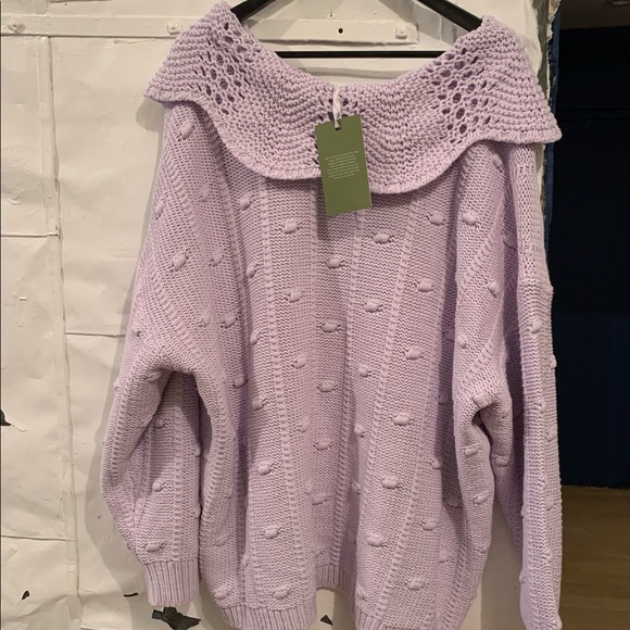 Sandy Liang collared sweater Plus - Picture 3 of 9